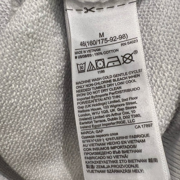 Gap Tie-Dye Navy and White Sweatshirt - Picture 4 of 4